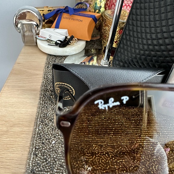 NWT Ray-Ban Bill Aviator polarized sunglasses with case and cloth - Unisex - Picture 8 of 15